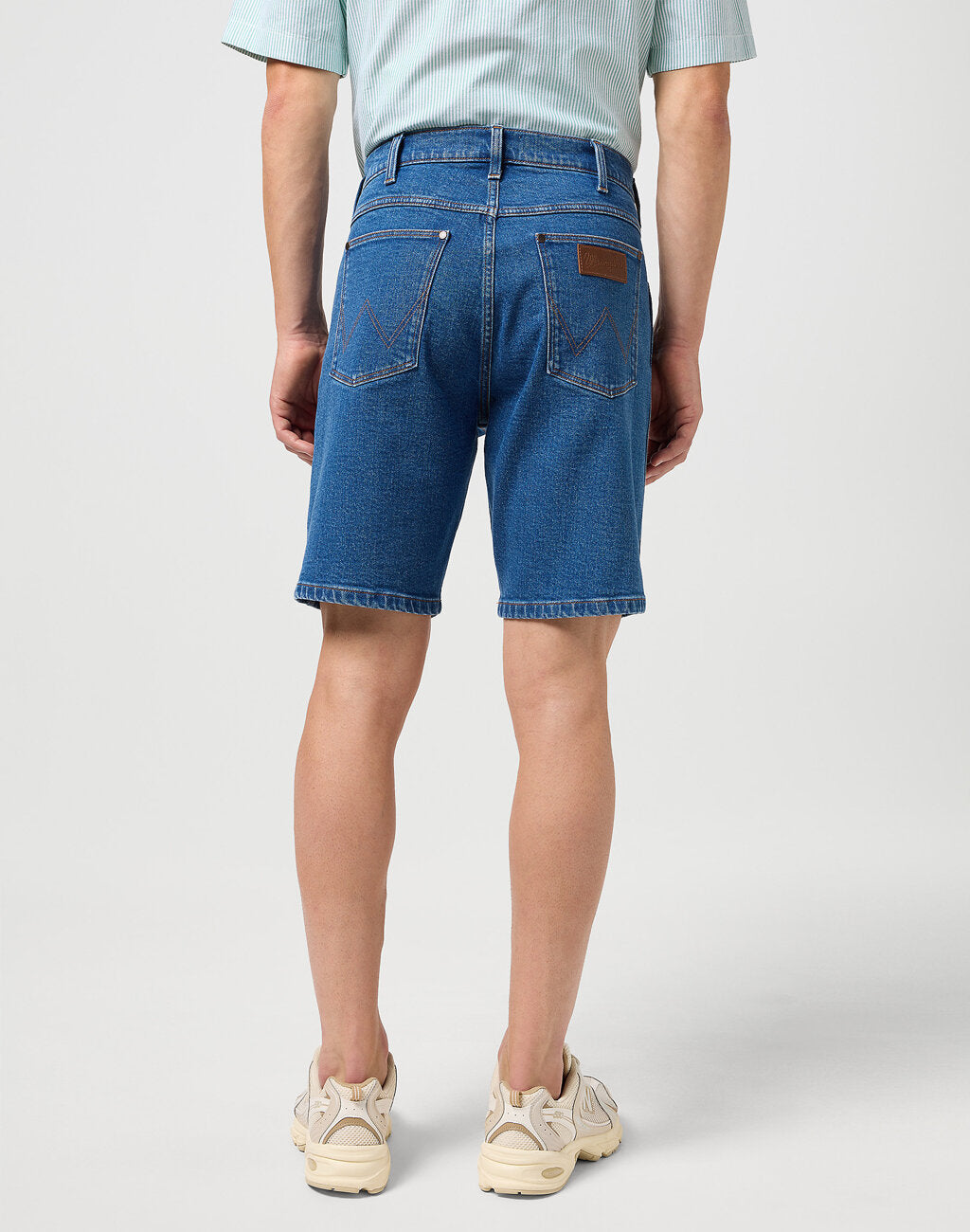 Wrangler Męskie Szorty Jeansowe Frontier Short Rock Bed 112350819 W16W017982