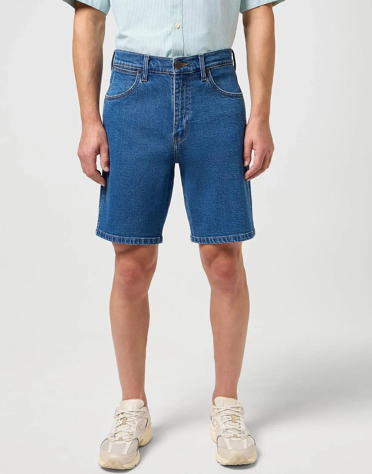 Wrangler Męskie Szorty Jeansowe Frontier Short Rock Bed 112350819 W16W017982