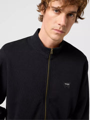 Męska Bluza Rozpinana Wrangler Funnel Neck Zip Black 112350548 W6J3011936