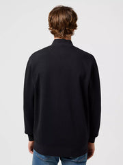 Męska Bluza Rozpinana Wrangler Funnel Neck Zip Black 112350548 W6J3011936