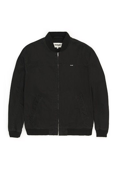 WRANGLER GRAPHIC BOMBER MĘSKA KURTKA PRZEJŚCIOWA FADED BLACK W4767VYV6 112129052