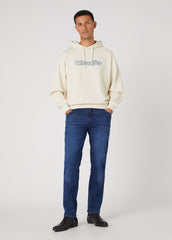 WRANGLER GRAPHIC HOODIE MĘSKA BLUZA LOGO NADRUK TURTLEDOVE W674I3C23 112337483