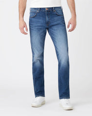 WRANGLER GREENSBORO MĘSKIE SPODNIE JEANSOWE BLUE SWEEP W15Q28294 112144757