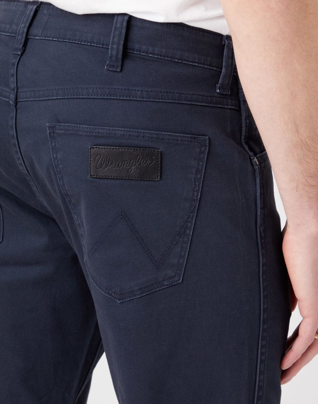 WRANGLER GREENSBORO MĘSKIE SPODNIE JEANSOWE DARK NAVY W15Q71XAE 112319943