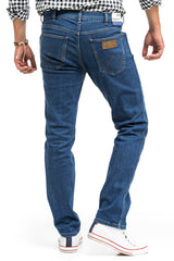 WRANGLER GREENSBORO MĘSKIE SPODNIE JEANSOWE FAREWELL W15QX5R22 112319118