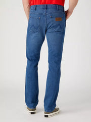 WRANGLER GREENSBORO MĘSKIE SPODNIE JEANSOWE JEANSY ARIES BLUE W15QAG42A 112329011