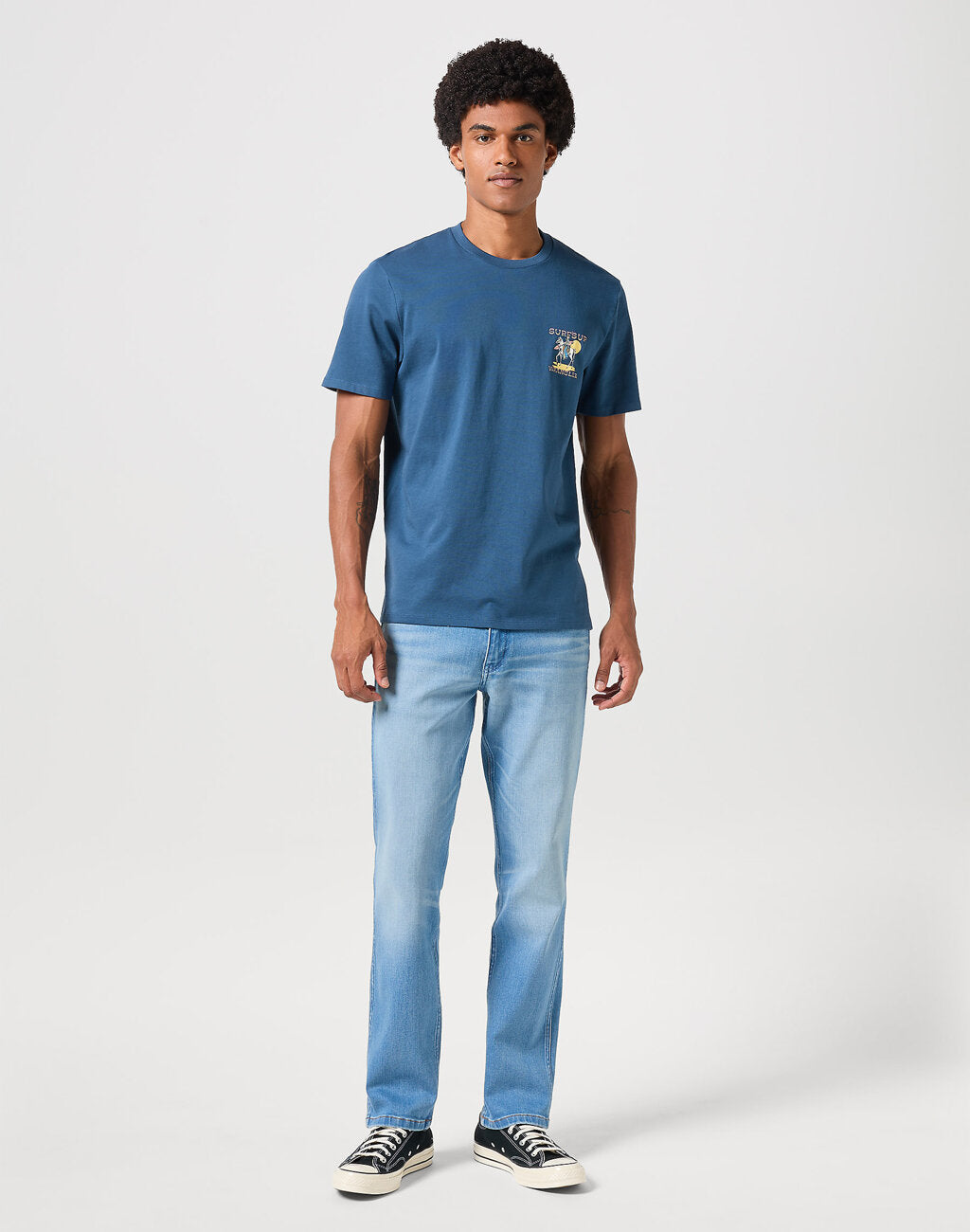 WRANGLER GREENSBORO MĘSKIE SPODNIE JEANSOWE JEANSY DŻINSY ACE HIGH 112350743 W15Q017956