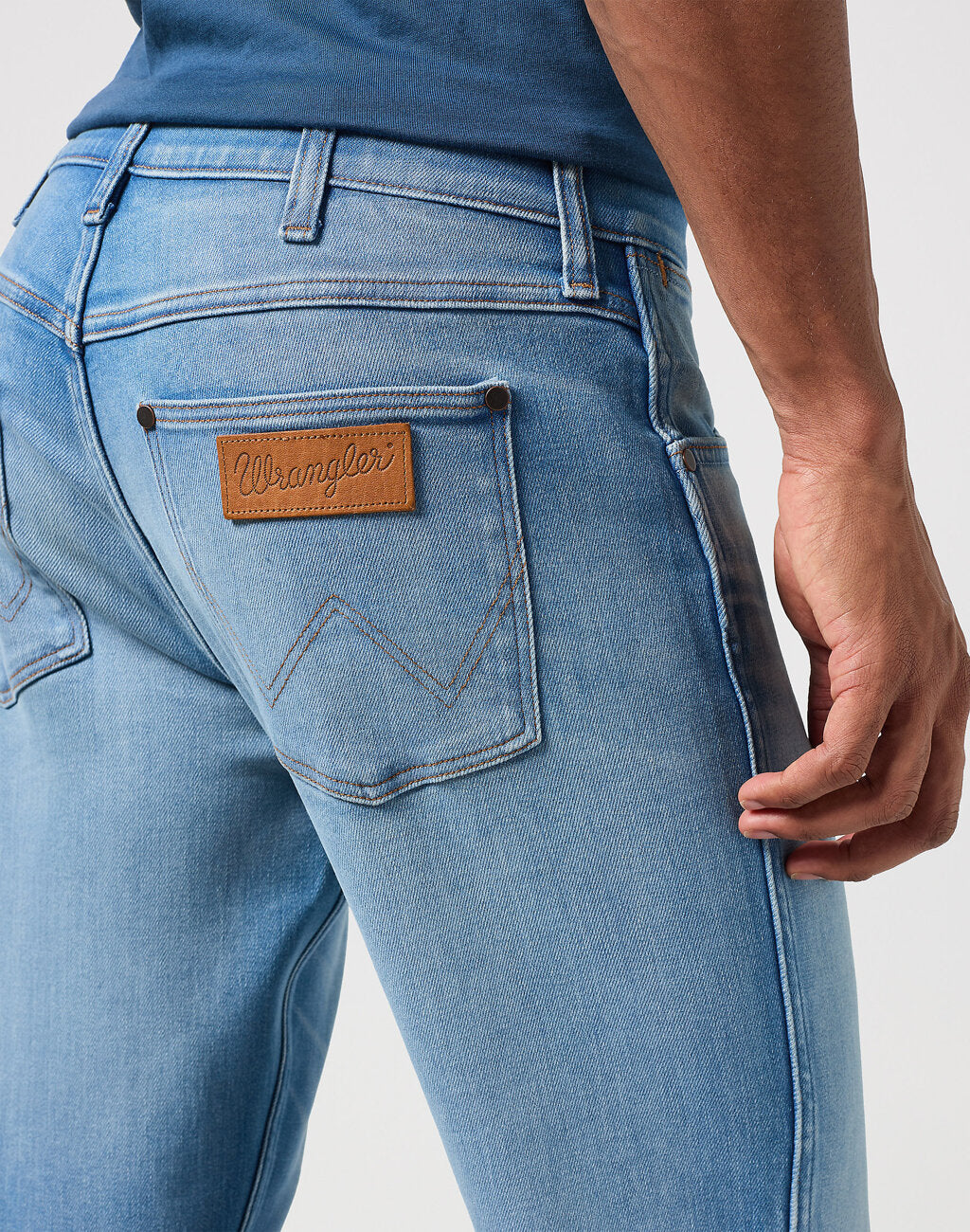 WRANGLER GREENSBORO MĘSKIE SPODNIE JEANSOWE JEANSY DŻINSY ACE HIGH 112350743 W15Q017956