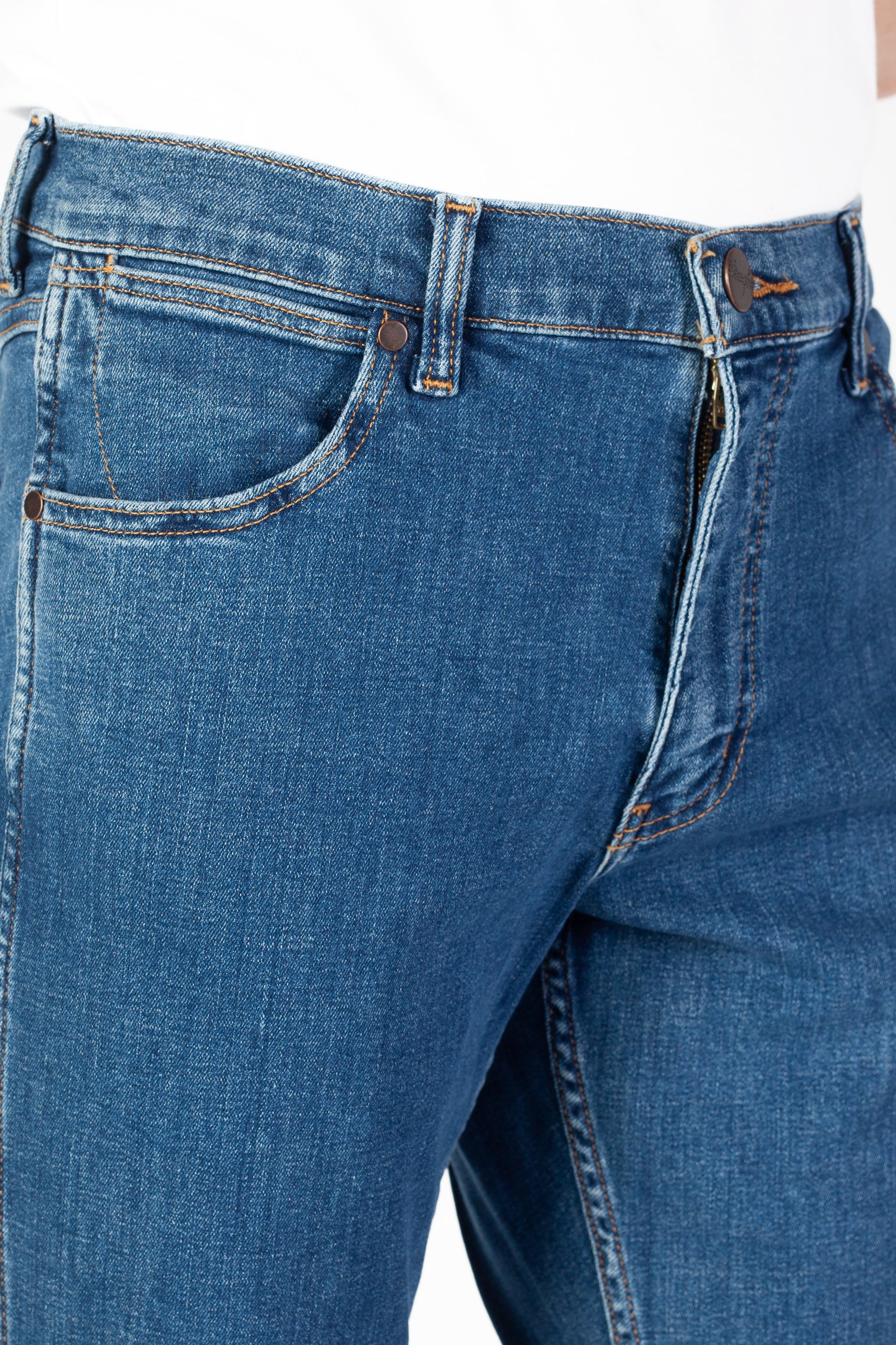 WRANGLER GREENSBORO MĘSKIE SPODNIE JEANSOWE JEANSY DŻINSY ALIVE 112339308 W15Q007145