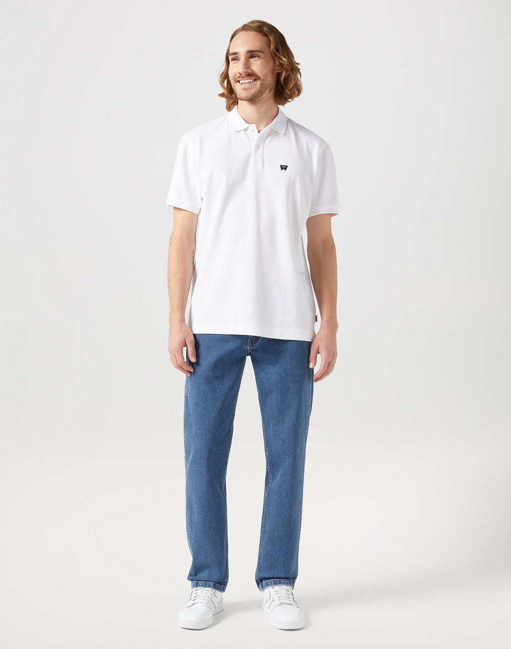 WRANGLER GREENSBORO MĘSKIE SPODNIE JEANSOWE JEANSY DŻINSY HAZE 112350665 W15Q018394