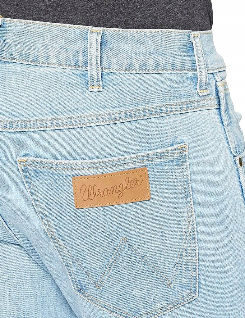 WRANGLER GREENSBORO MĘSKIE SPODNIE JEANSOWE JEANSY MORNING LIGHT W15QBG76N 112126861