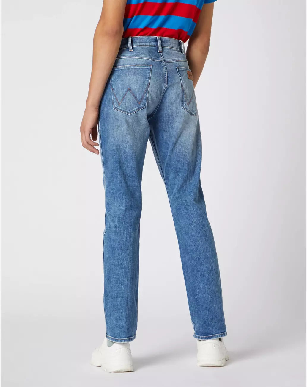 WRANGLER GREENSBORO MĘSKIE SPODNIE JEANSOWE JEANSY RED FLAME W15QQ250B 112127029