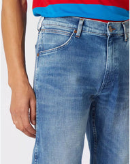 WRANGLER GREENSBORO MĘSKIE SPODNIE JEANSOWE JEANSY RED FLAME W15QQ250B 112127029