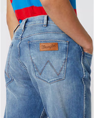 WRANGLER GREENSBORO MĘSKIE SPODNIE JEANSOWE JEANSY RED FLAME W15QQ250B 112127029