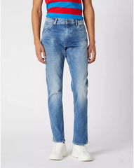 WRANGLER GREENSBORO MĘSKIE SPODNIE JEANSOWE JEANSY RED FLAME W15QQ250B 112127029