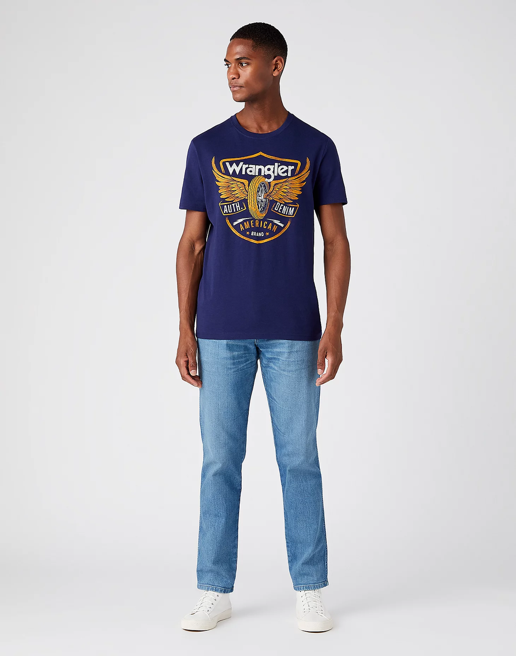 WRANGLER GREENSBORO MĘSKIE SPODNIE JEANSOWE NATURAL INDIGO W15QCU29X 112145824