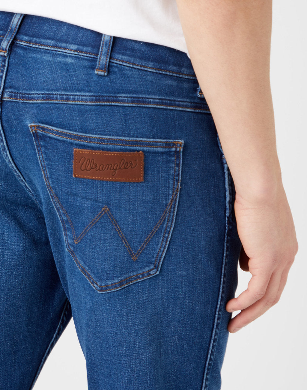 WRANGLER GREENSBORO MĘSKIE SPODNIE JEANSOWE THE FUTURE W15QCS27A 112320123