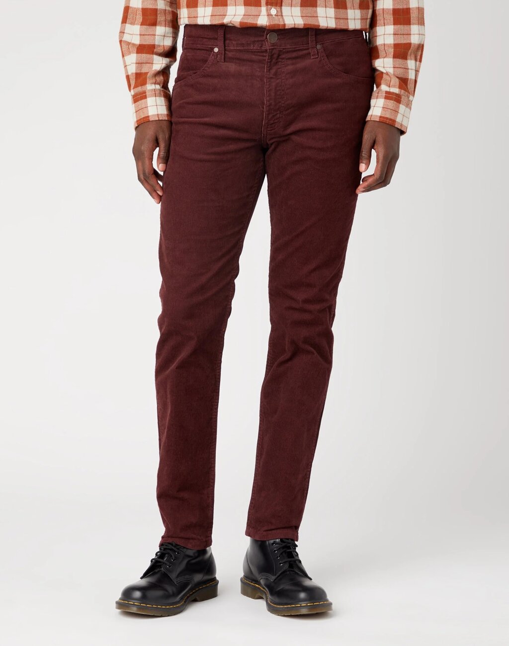 Spodnie Materiałowe Męskie Wrangler Greensboro Dahlia W15QLMH45