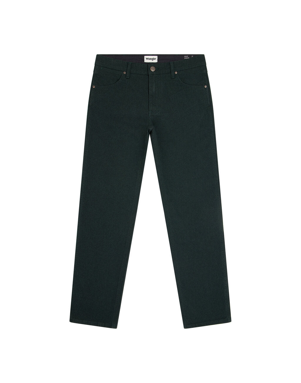 WRANGLER GREENSBORO MĘSKIE SPODNIE MATERIAŁOWE MATERIAŁ CHINO SCARAB 112358920 W15Q008868