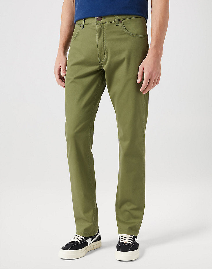 Spodnie Materiałowe Męskie Wrangler Greensboro Olive W112350800