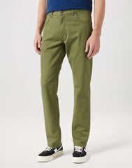 Spodnie Materiałowe Męskie Wrangler Greensboro Olive W112350800