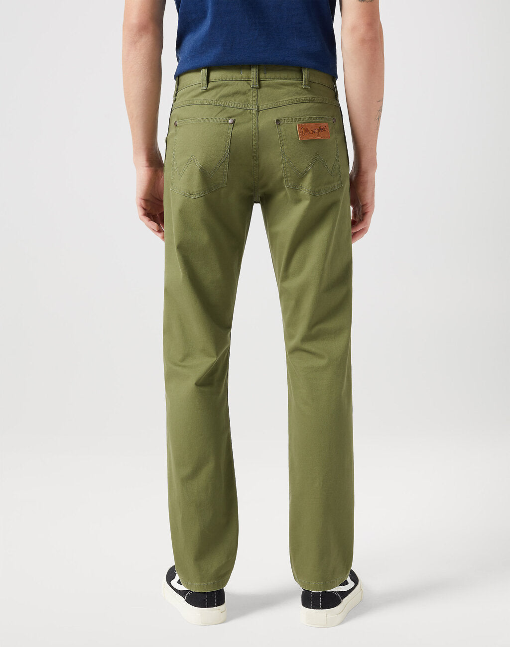Spodnie Materiałowe Męskie Wrangler Greensboro Olive W112350800
