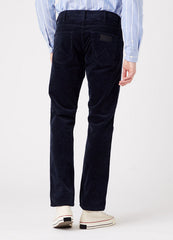 WRANGLER GREENSBORO MĘSKIE SPODNIE SZTRUKSOWE NAVY W15QA2114 112319949