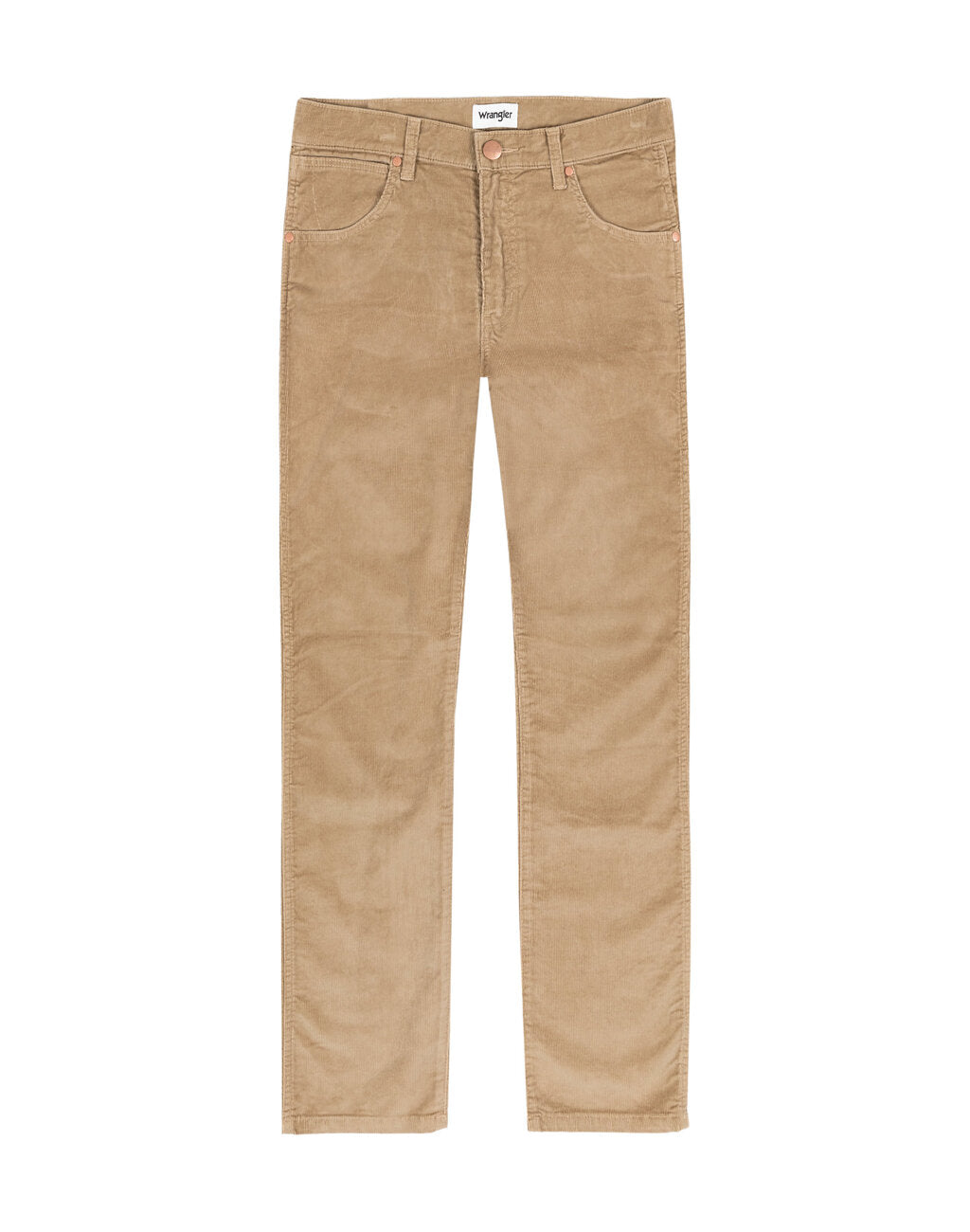 WRANGLER GREENSBORO MĘSKIE SPODNIE SZTRUKSOWE SZTRUKSY SZTRUKS LEAD GREY W15QLMM24
