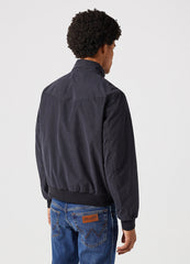 WRANGLER HARRINGTON JACKET MĘSKA KURTKA PRZEJŚCIOWA BLACK 112351228 W481011936