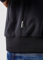 WRANGLER HARRINGTON JACKET MĘSKA KURTKA PRZEJŚCIOWA BLACK 112351228 W481011936