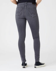 WRANGLER HIGH RISE SKINNY DAMSKIE SPODNIE JEANSOWE SOFT SMOKE W27HZJ29U 112144779