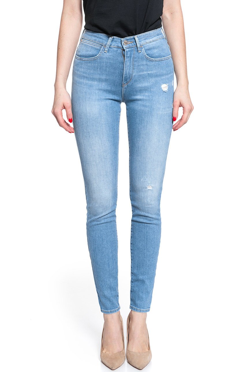 WRANGLER HIGH RISE SKINNY INDIGO BEACHES W27HGU241 112128082