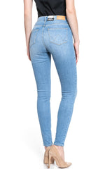 WRANGLER HIGH RISE SKINNY INDIGO BEACHES W27HGU241 112128082