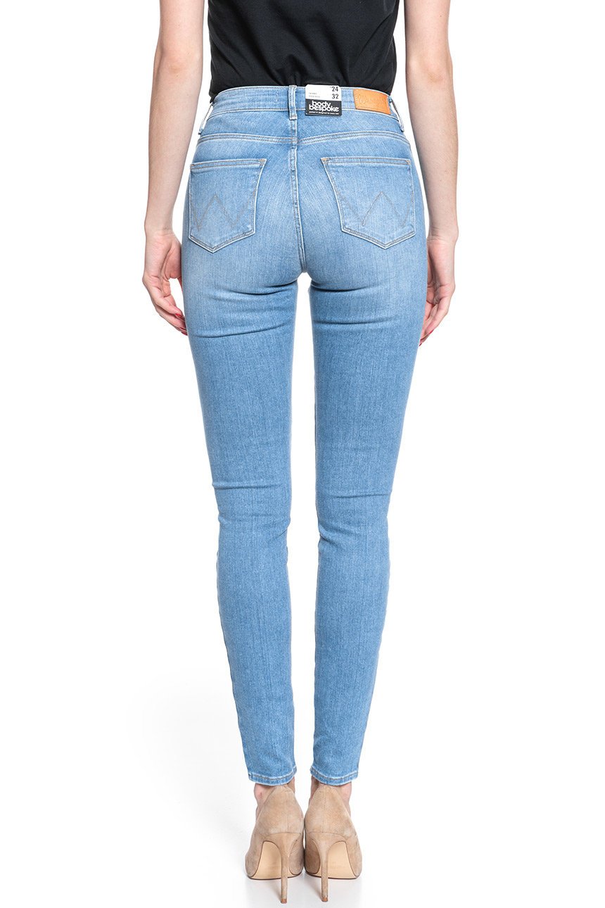 WRANGLER HIGH RISE SKINNY INDIGO BEACHES W27HGU241 112128082