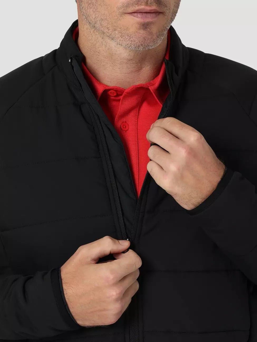 WRANGLER INSULATED JACKET MĘSKA KURTKA PRZEJŚCIOWA BLACK W4G6DX100 112324270