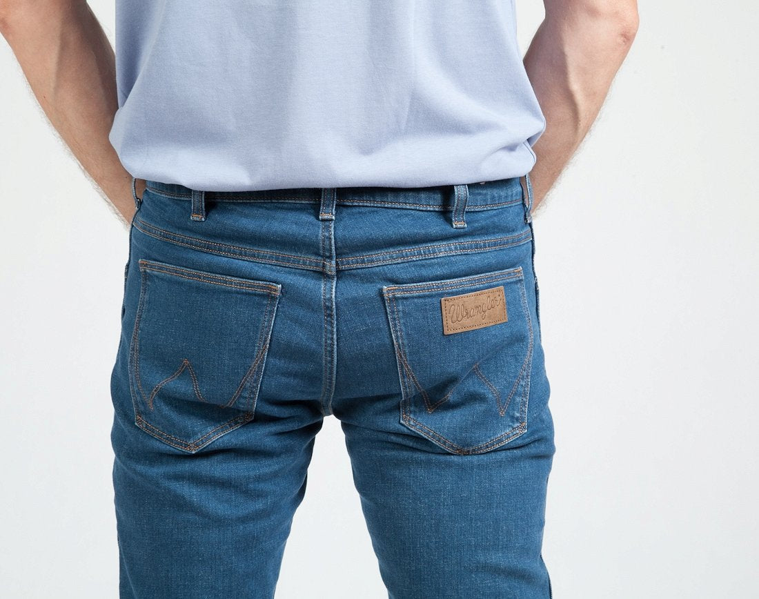 WRANGLER LARSTON MĘSKIE SPODNIE JEANSOWE FAREWELL W18SX5R22 112319140