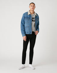 WRANGLER LARSTON MĘSKIE SPODNIE JEANSOWE JEANS BLACK VALLEY W18SHP19A 112127509
