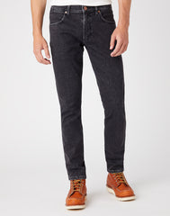 WRANGLER LARSTON MĘSKIE SPODNIE JEANSOWE JEANS DŻINSY BLACK LIGHTNING W18S8930A 112145861