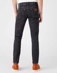 WRANGLER LARSTON MĘSKIE SPODNIE JEANSOWE JEANS DŻINSY BLACK LIGHTNING W18S8930A 112145861