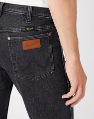 WRANGLER LARSTON MĘSKIE SPODNIE JEANSOWE JEANS DŻINSY BLACK LIGHTNING W18S8930A 112145861