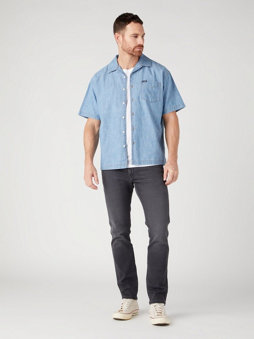WRANGLER LARSTON MĘSKIE SPODNIE JEANSOWE JEANSY ASHES W18SBY43A 112328979