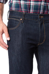 Męskie Spodnie Wrangler Larston Jeansowe Jeansy Dark Rinse W18SP690A 112127578