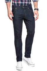 WRANGLER LARSTON MĘSKIE SPODNIE JEANSOWE JEANSY DARK RINSE W18SP690A 112127578