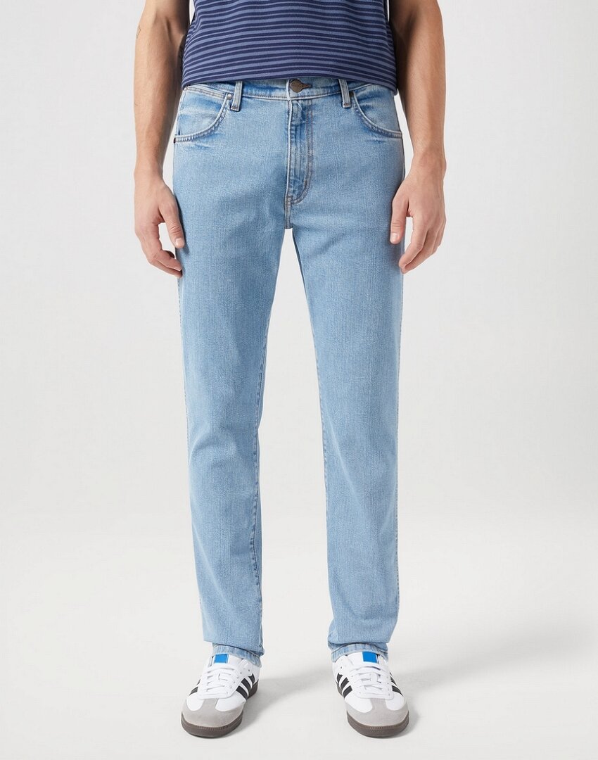 WRANGLER LARSTON MĘSKIE SPODNIE JEANSOWE JEANSY DŻINSY GOOD VIBES 112350666 W18S016839
