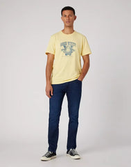 Wrangler Larston Męskie Spodnie Jeansowe Soft Rock W18S74Y88 112331092