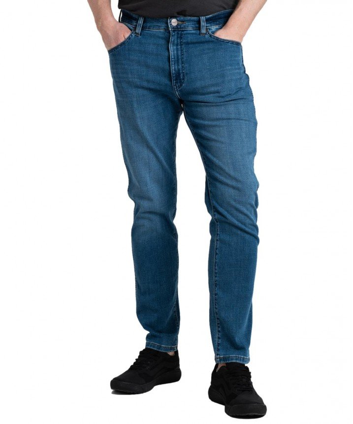WRANGLER LARSTON MĘSKIE SPODNIE JEANSOWE JEANSY SOFTWEAR W18S74Z59 112337509
