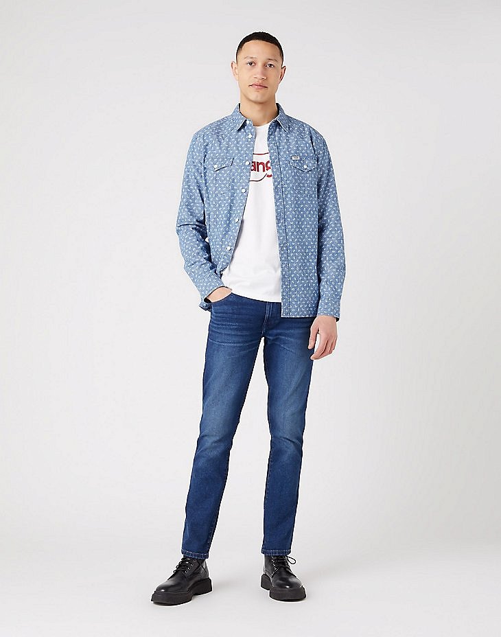 WRANGLER LARSTON MĘSKIE SPODNIE JEANSOWE SPECIAL W18SU829E 112320054