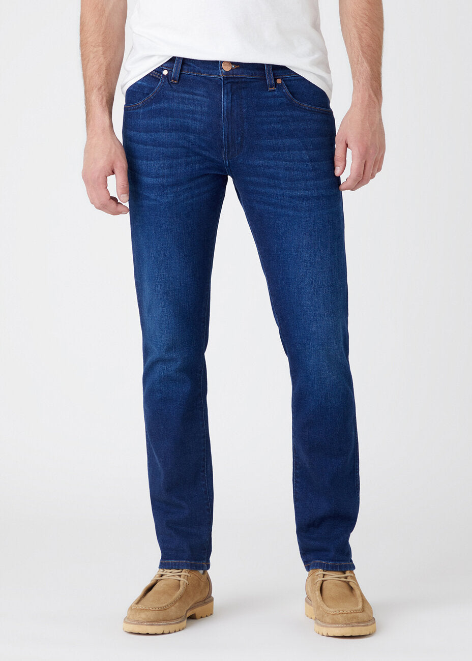 WRANGLER LARSTON MĘSKIE SPODNIE JEANSOWE THE BULLSEYE W18SYI39K 112144772