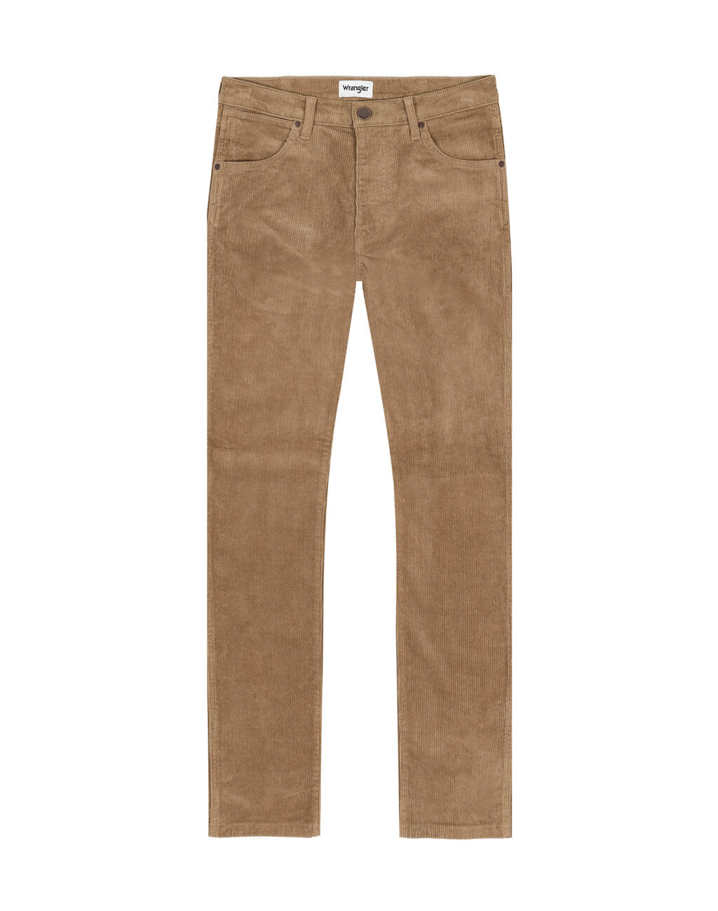 Spodnie Sztruksowe Męskie Wrangler Larston Lead Grey W18SA2M24