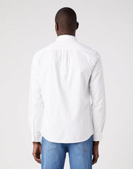 WRANGLER LS 1 PKT BUTTON DOWN SHIRT MĘSKA KOSZULA MATERIAŁOWA WHITE W5B1BM989 112323745